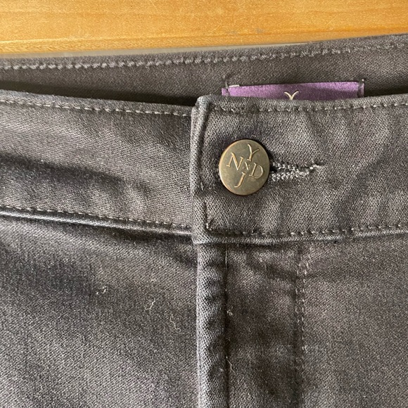 NYDJ Not Your Daughters Jeans Womens Size 12 Straight Leg Mom Jeans Black 3082 - Picture 6 of 9